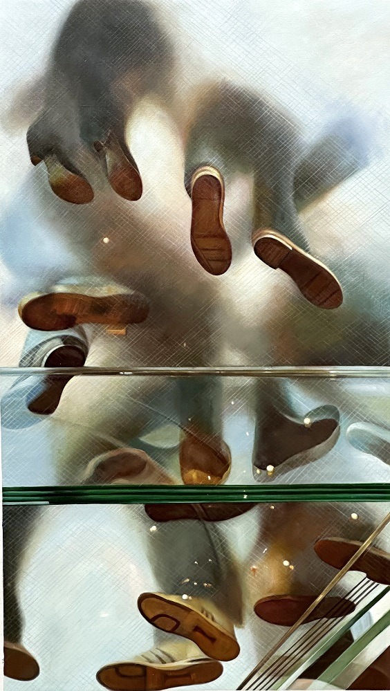 11-Shay Kun, Down Under, 2022, Oil on canvas, 102 x 57 cm