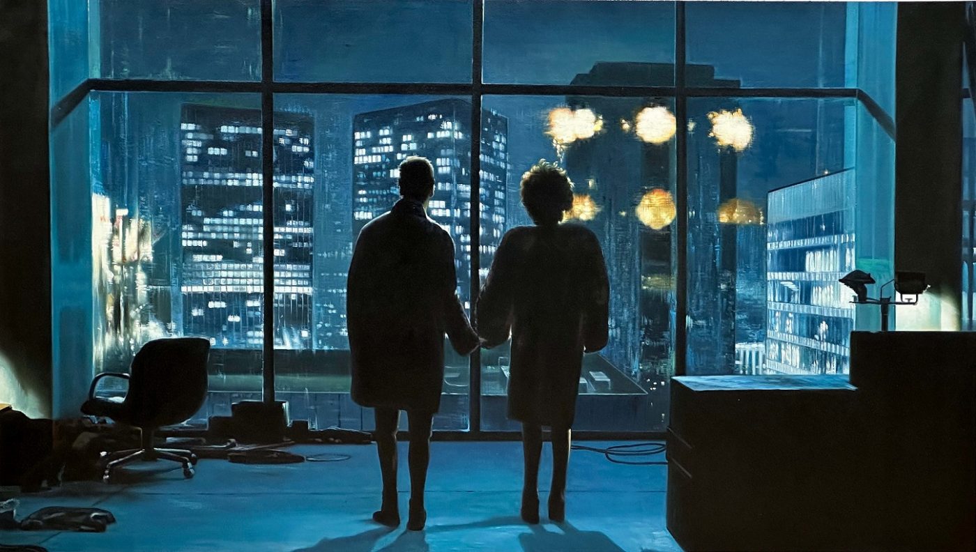 -Shay Kun, What Comes After, 2022, Oil on canvas, 91