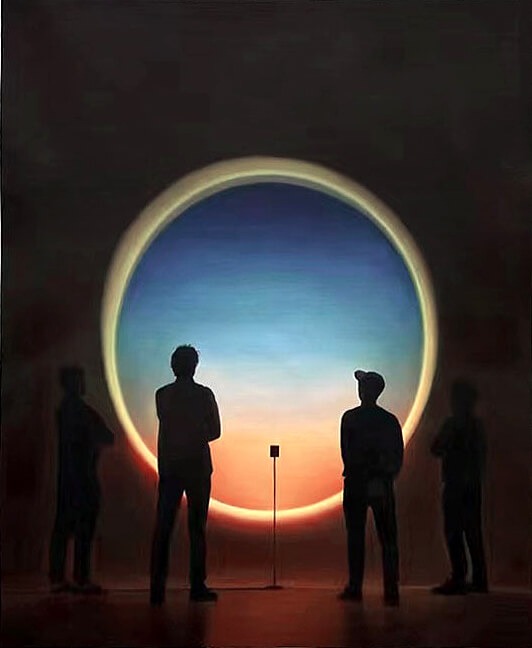 -Shay Kun, The Grove, 2022, Oil on canvas, 81 x 66 cm